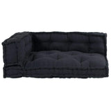 Pallet Sofa Cushion 3 pcs Anthracite 120 x 80 x 38 cm Fabric