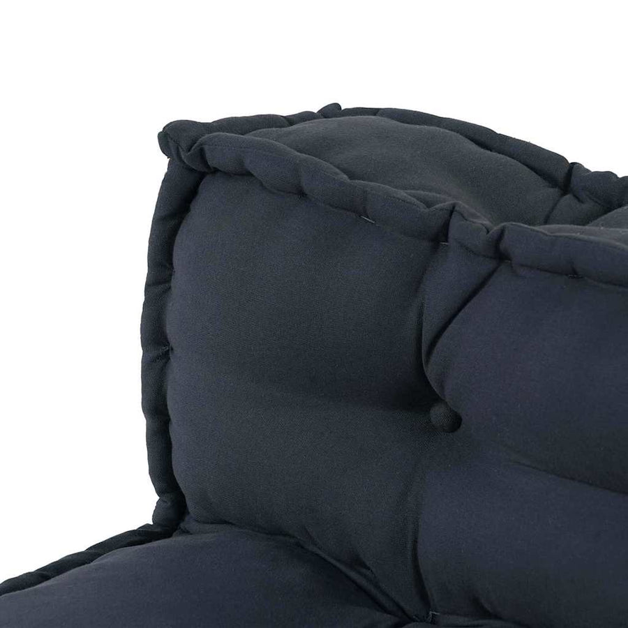 Pallet Sofa Cushion 2 pcs Fabric Anthracite 120 x 80 x 38 cm