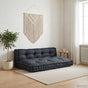 Pallet Sofa Cushion 2 pcs Fabric Anthracite 120 x 80 x 38 cm