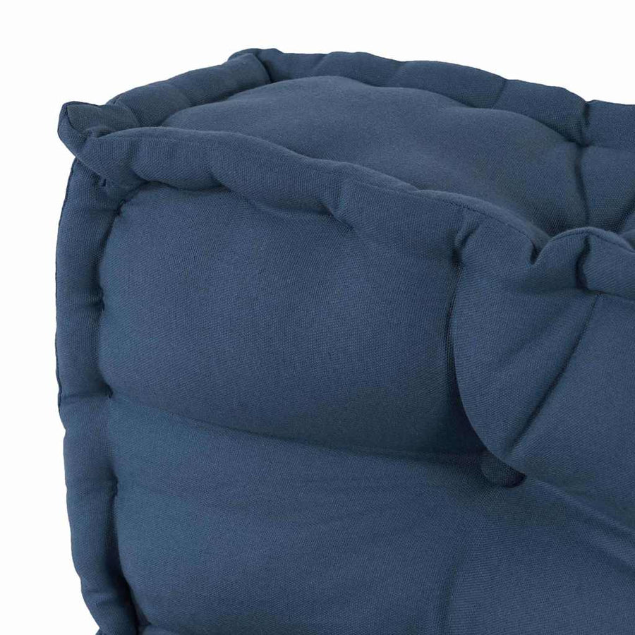 Pallet Sofa Cushion 2 pcs Fabric Indigo 120 x 80 x 38 cm
