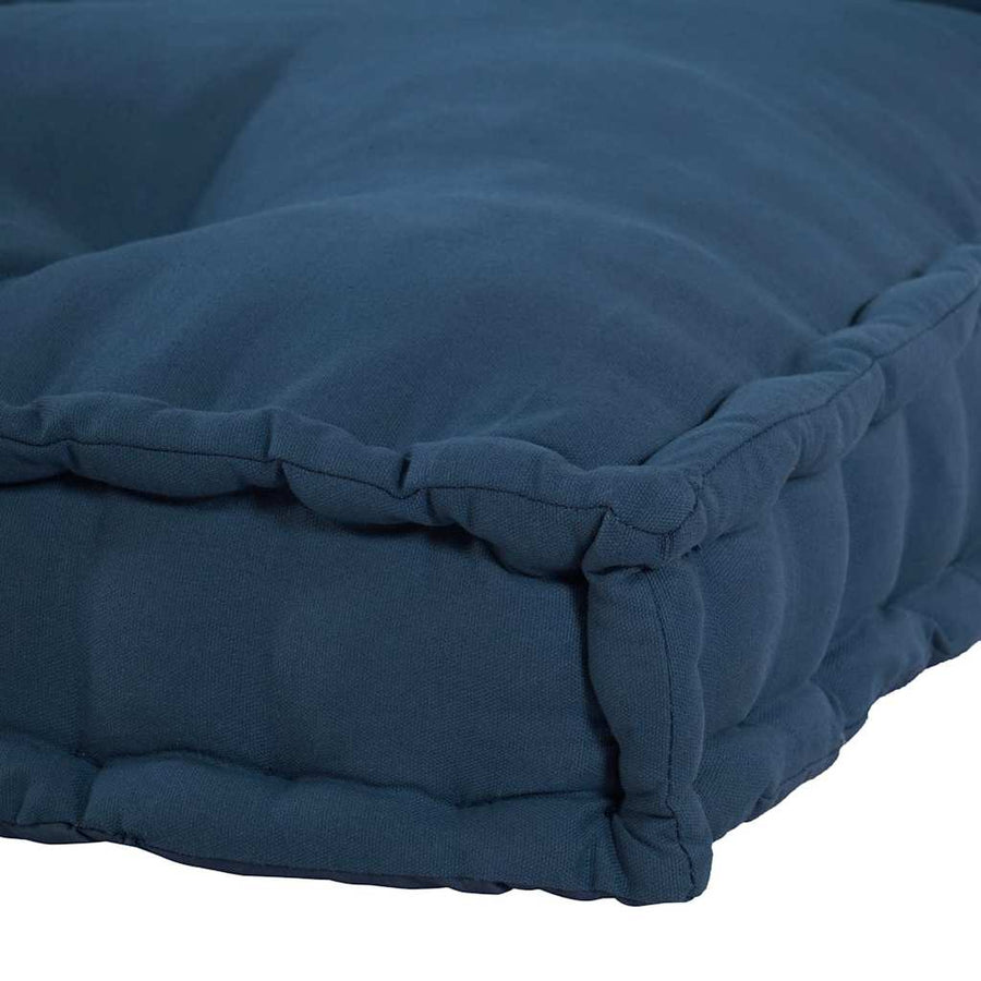 Pallet Sofa Cushion 2 pcs Fabric Indigo 120 x 80 x 38 cm
