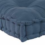 Pallet Sofa Cushion Indigo Fabric - Top-Down View