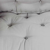 Pallet Sofa Cushion Grey Fabric - 45-Degree Angle