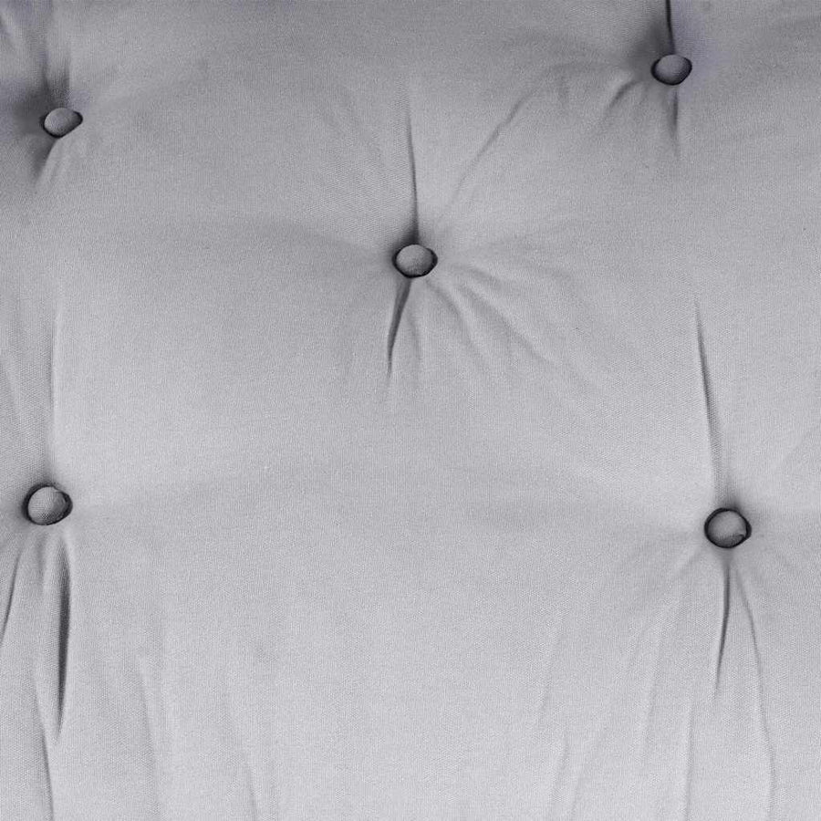 Pallet Sofa Cushion 2 pcs Fabric Grey 120 x 80 x 38 cm