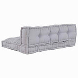 Pallet Sofa Cushion Grey Fabric - Side View
