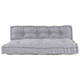 Pallet Sofa Cushion Grey Fabric - Front View