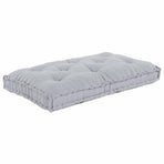 Pallet Sofa Cushion Grey 120 x 80 x 12 cm Fabric