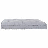 Pallet Sofa Cushion Grey 120 x 80 x 12 cm Fabric