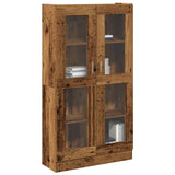 Highboard Old Wood 82.5x30.5x150 cm Engineered Wood