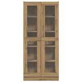 Highboard Artisan Oak 82.5x30.5x185 cm Engineered Wood - Top-Down View