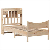 Bed Frame without Mattress 90x190 cm Solid Wood Pine