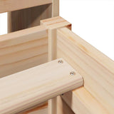 Bed Frame without Mattress 90x190 cm Solid Wood Pine