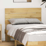Headboard 90 cm Solid Wood Oak - Front View