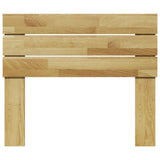 Headboard 90 cm Solid Wood Oak - Top-Down View