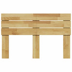 Headboard 120 cm Solid Wood Oak