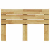 Headboard 120 cm Solid Wood Oak - Top-Down View