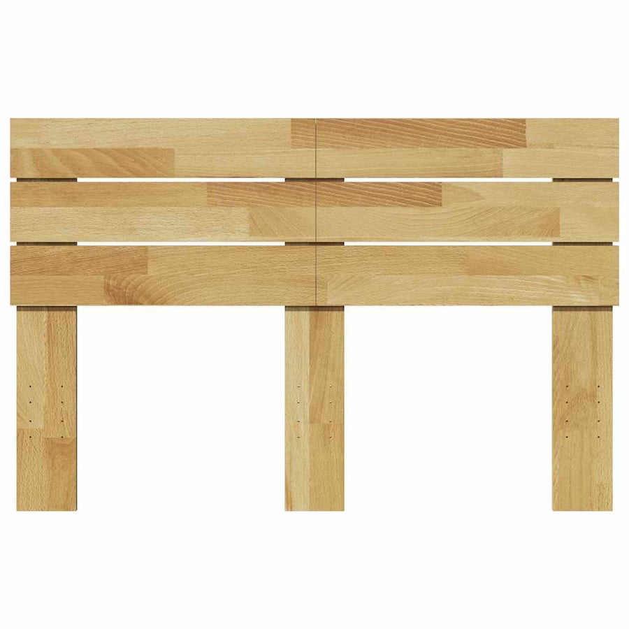 Headboard 120 cm Solid Wood Oak