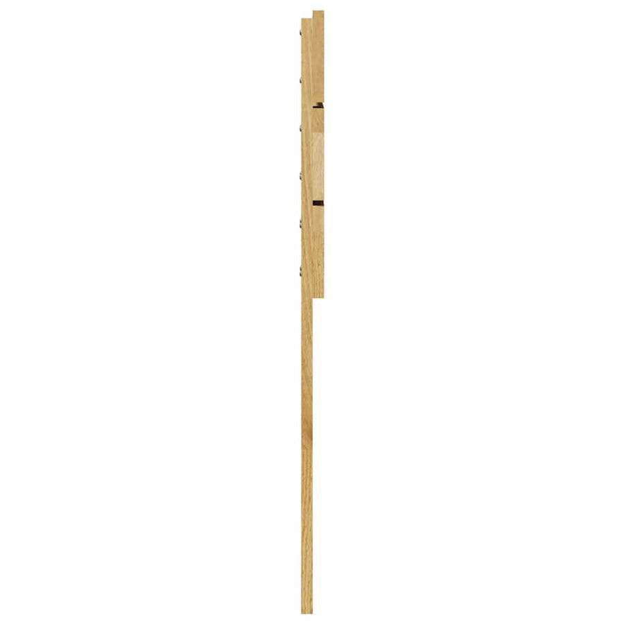 Headboard 120 cm Solid Wood Oak