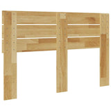 Headboard 120 cm Solid Wood Oak - Rear View