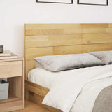 Headboard 135 cm Solid Wood Oak - Front View
