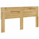 Headboard 140 cm Solid Wood Oak