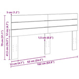 Headboard 160 cm Solid Wood Oak - Extra Image