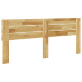 Headboard 180 cm Solid Wood Oak