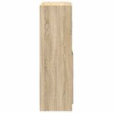 2 Piece Kitchen Cabinet Set Sonoma Oak Engineered Wood - Low Angle