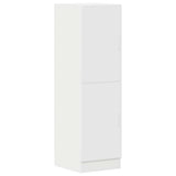3 Piece Kitchen Cabinet Set White Engineered Wood - Rear View