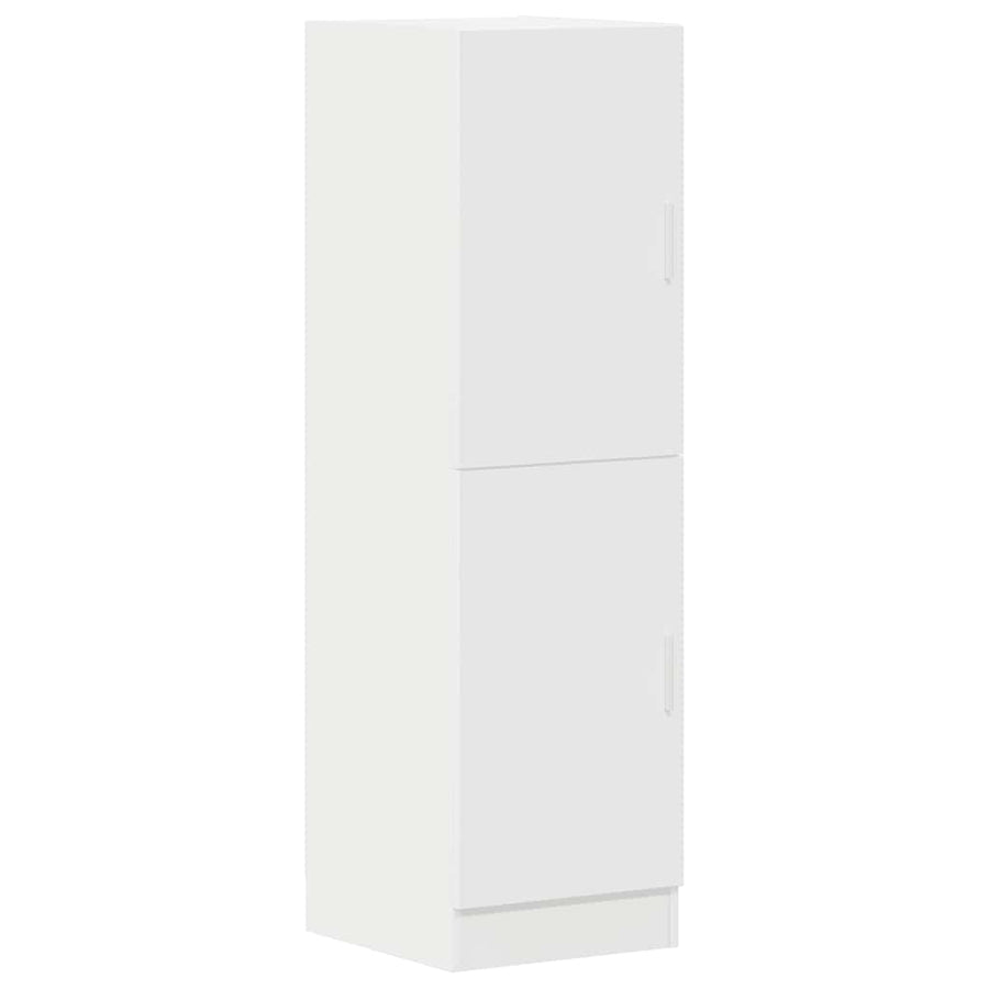 3 Piece Kitchen Cabinet Set White Engineered Wood