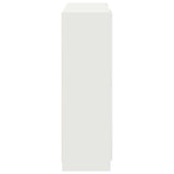 3 Piece Kitchen Cabinet Set White Engineered Wood