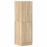 3 Piece Kitchen Cabinet Set Sonoma Oak Engineered Wood - Rear View