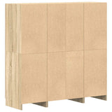 3 Piece Kitchen Cabinet Set Sonoma Oak Engineered Wood - Extra Image