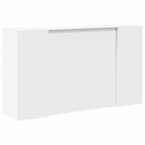 Reception Desk White 180x50x103.5 cm Engineered Wood - Extra Image