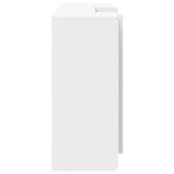Reception Desk White 200x50x103.5 cm Engineered Wood - Extra Image