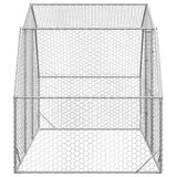 Chicken Run 2.5x2x2.25 m Galvanised Steel