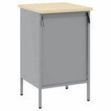 Work Bench with Drawer Red and Grey 50 x 55 x 85 cm - Close-Up Angle