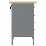 Work Bench with Drawer Red and Grey 50 x 55 x 85 cm