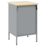 Work Bench with Drawer with Lock Red and Grey 50 x 55 x 85 cm