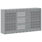 Tool Cabinet with Shelf Black and Grey 100 x 20 x 55 cm Steel