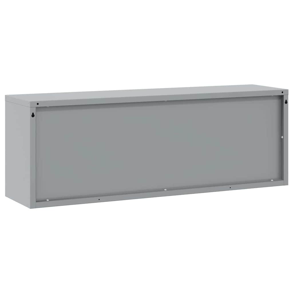 Tool Cabinet with Storage Black and Grey 100 x 25 x 35 cm Steel