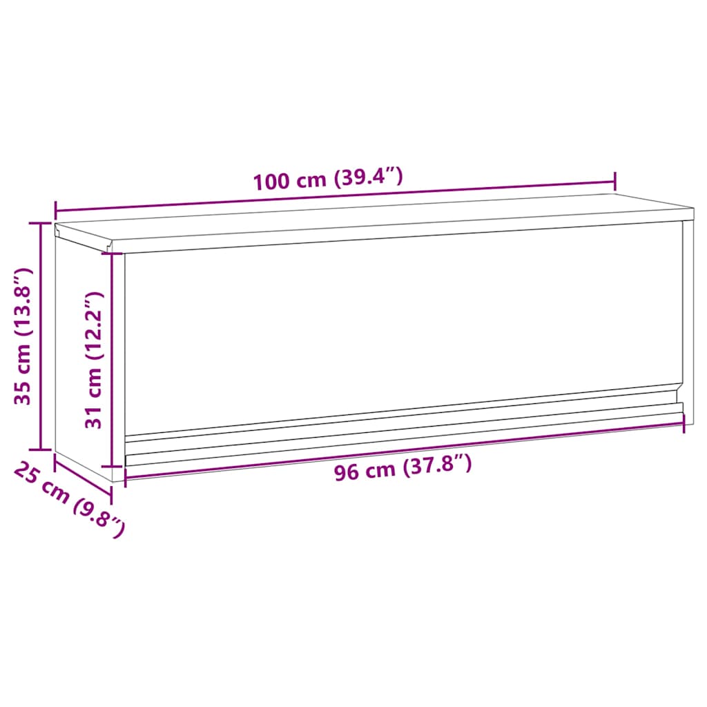 Tool Cabinet with Storage Black and Grey 100 x 25 x 35 cm Steel