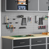 Tool Wall Panel 3 pcs Grey 150 x 1 x 60 cm - Side View