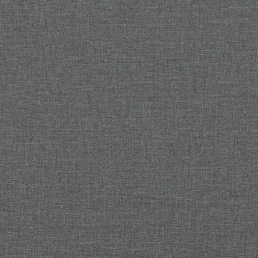 Dining Chairs 2 pcs Dark Grey Fabric