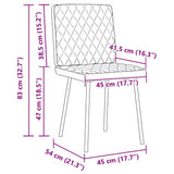 Dining Chairs 2 pcs Black Velvet