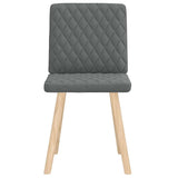 Dining Chairs 2 pcs Dark Grey Fabric