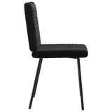 Dining Chairs 2 pcs Black Velvet - 45-Degree Angle