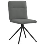 Dining Chairs 2 pcs Dark Grey Fabric