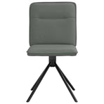 Dining Chairs 2 pcs Dark Grey Fabric