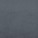 Modular Sofa with Cushions Velvet Dark Grey - Low Angle